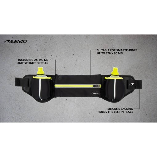Avento Ζώνη με 2 δοχεία νερού 44RA-BLY