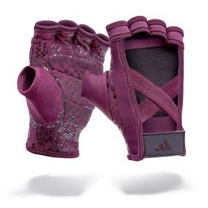 Γυναικεία Κοφτά Γάντια Γυμναστικής Adidas "Victory Crimson" ADGB-15021/2/3