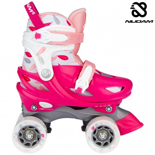 Nijdam Roller Skates Ρυθμιζόμενα "Feather Drops" N21AA02