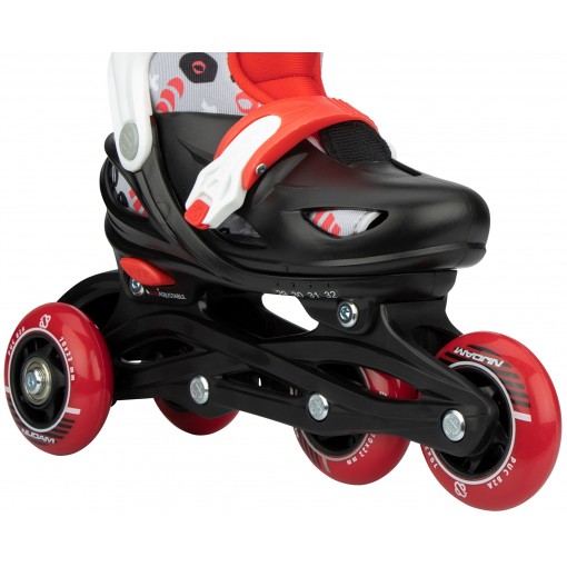 Nijdam Inline Skates Ρυθμιζόμενα 3-σε-1 "Street Shift" N22AA02